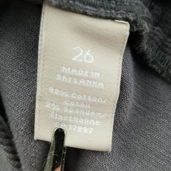 Banana Republic Grey Corduroys Womens Pants Size 26 Low Rise Straight Leg - Picture 11 of 11